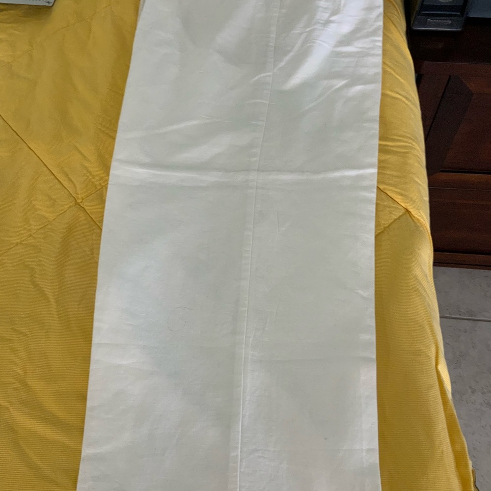 NWOT Hot Cotton white Elastic Waist Pants - Picture 3 of 5